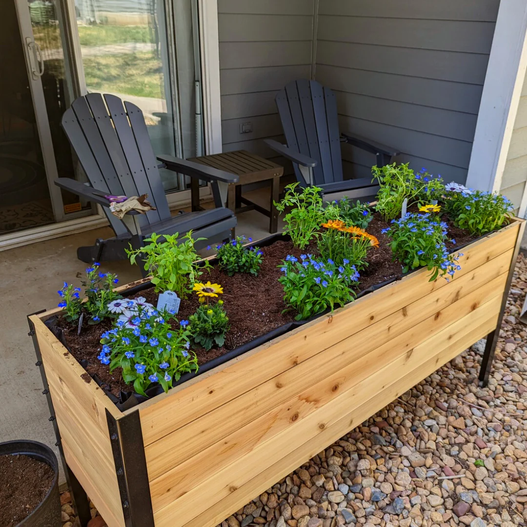 18" x 60" Raised Garden Bed - 30" TALL / Garden Grade - Image 12