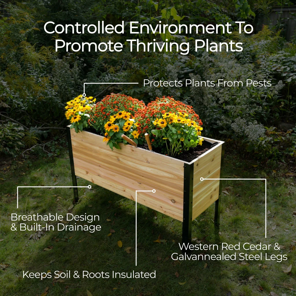 18" x 72" Raised Garden Bed - 30" TALL / Select Grade - Image 5