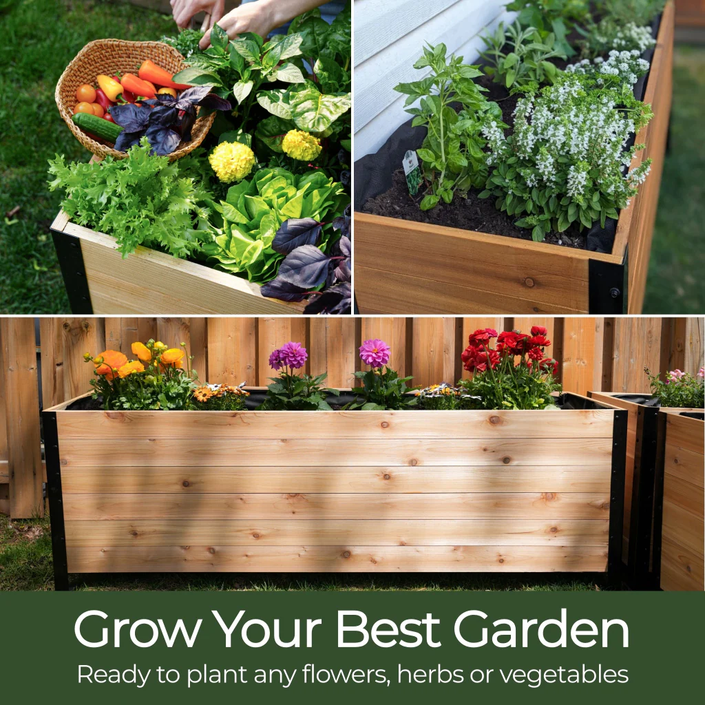 18" x 72" Raised Garden Bed - 30" TALL / Select Grade - Image 4